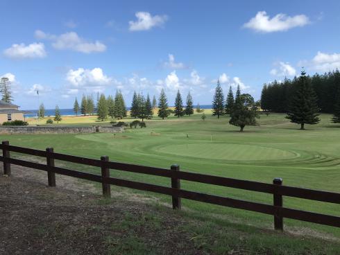 One of the few times there was no-one playing on the picturescue Golf Course